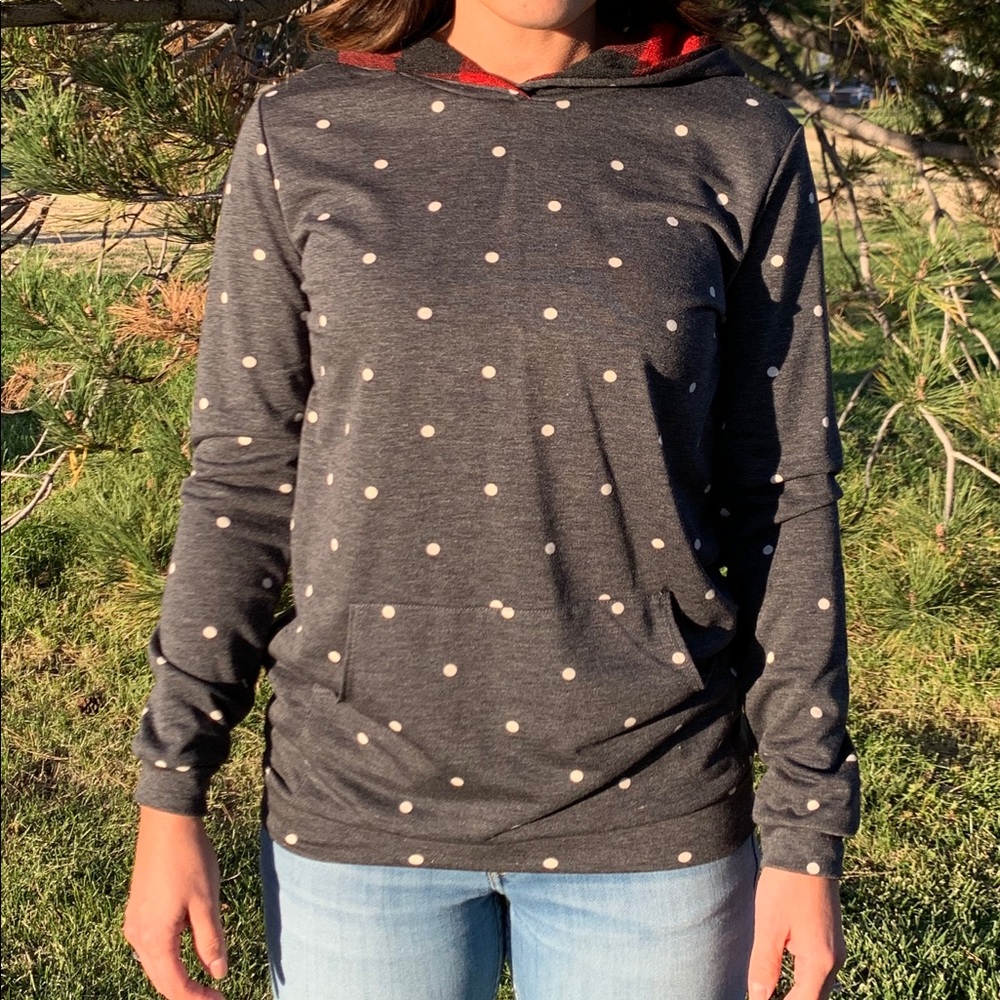 Polka Dot Sweatshirt